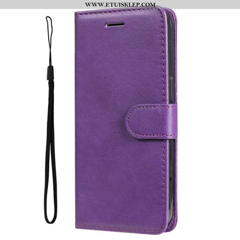 Etui Folio do Sony Xperia 5 IV z Łańcuch Zwykły Z Paskiem